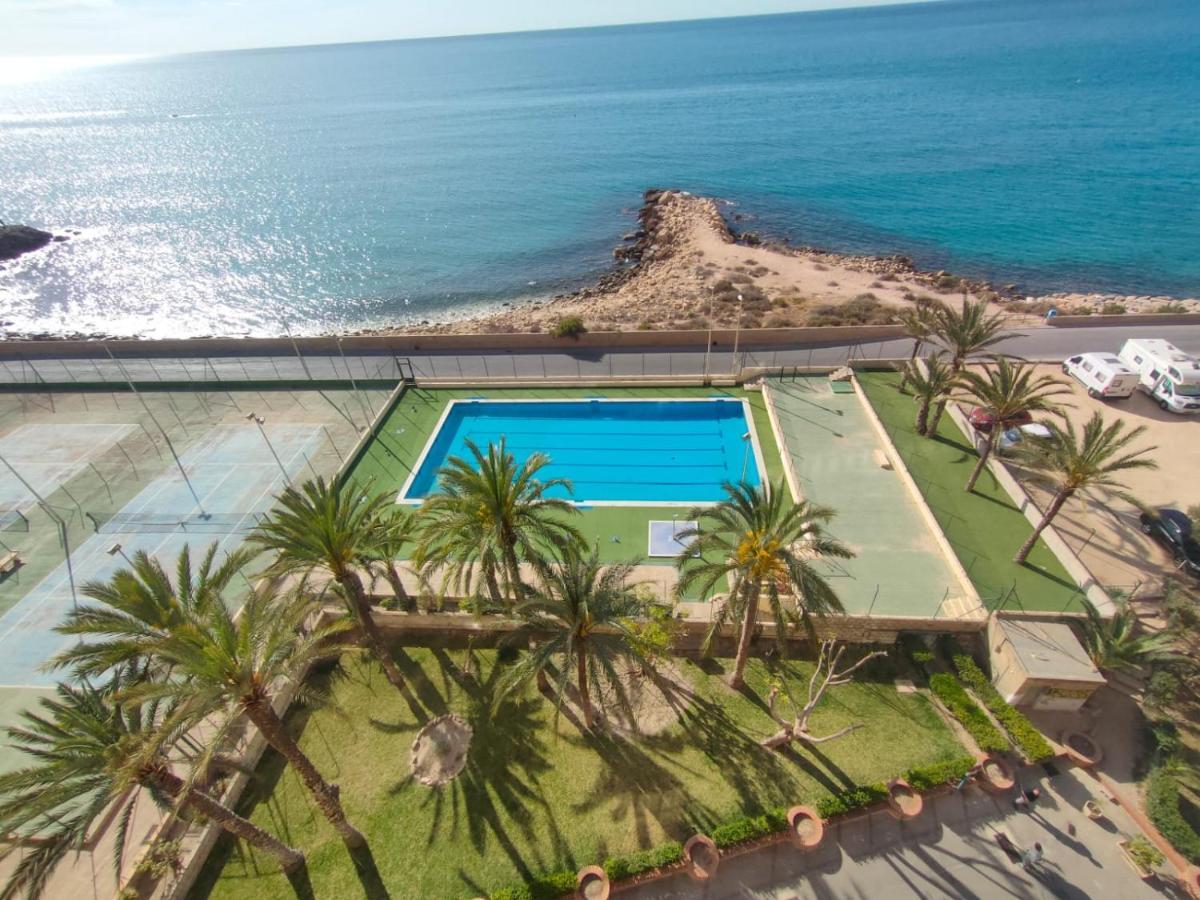 Very Lightful Apartment. Incredible Sea Views. Big Terrace, Swimming Pool. Ac. Very Close To Alicante City Center. מראה חיצוני תמונה