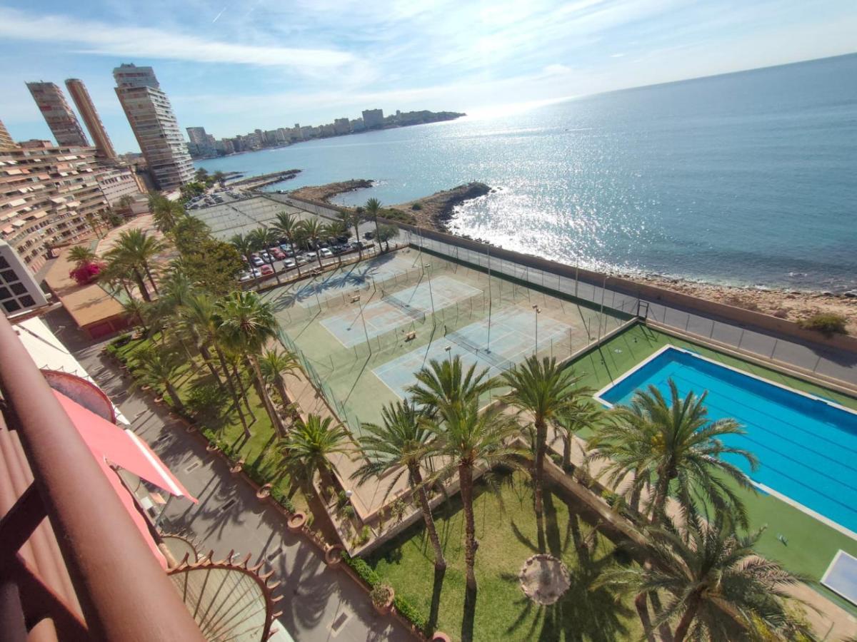 Very Lightful Apartment. Incredible Sea Views. Big Terrace, Swimming Pool. Ac. Very Close To Alicante City Center. מראה חיצוני תמונה