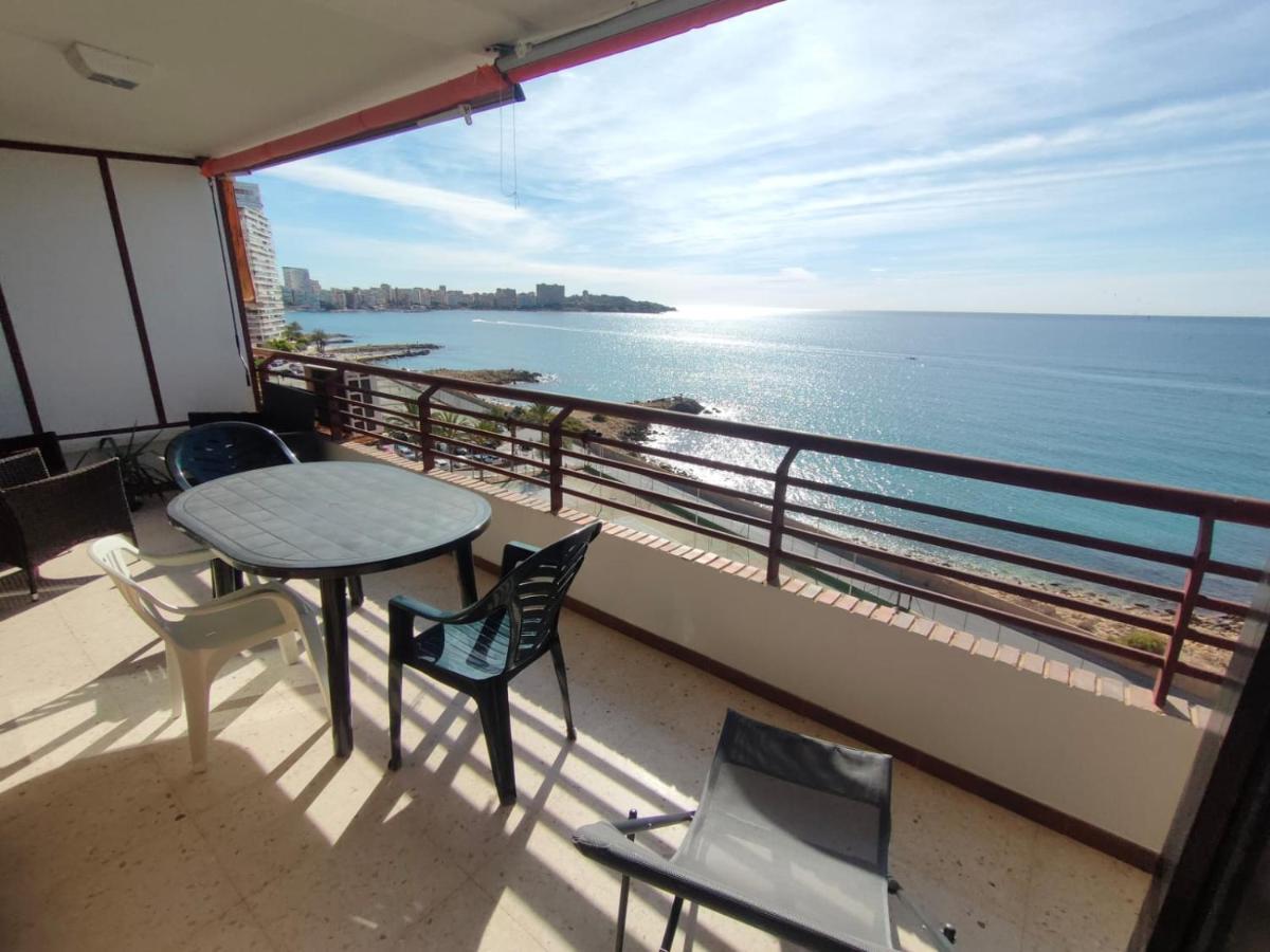 Very Lightful Apartment. Incredible Sea Views. Big Terrace, Swimming Pool. Ac. Very Close To Alicante City Center. מראה חיצוני תמונה